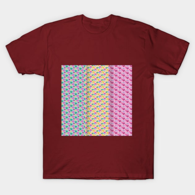 Heart Pattern T-Shirt by Mako Design 